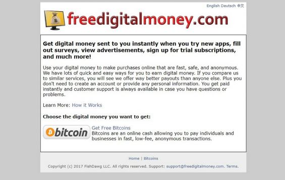 Главная страница ресурса freedigitalmoney.com