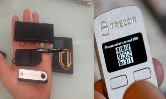 Кошельки Ledger Nano S и TREZOR