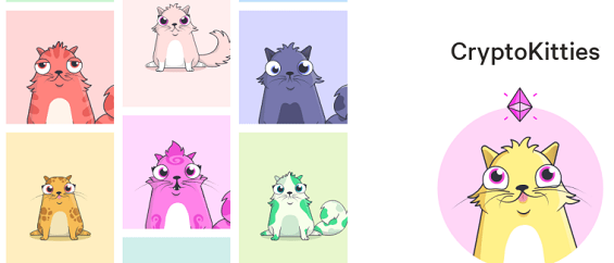 Персонажи игры Cryptokitties