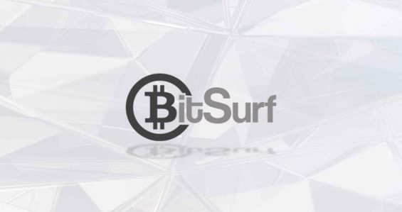 Надпись BitSurf на светлом фоне