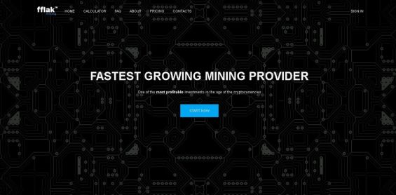 Оформление сайта FFLAKmining.com