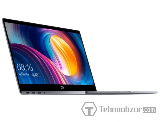 Ноутбук Xiaomi Mi Notebook Pro на белом фоне