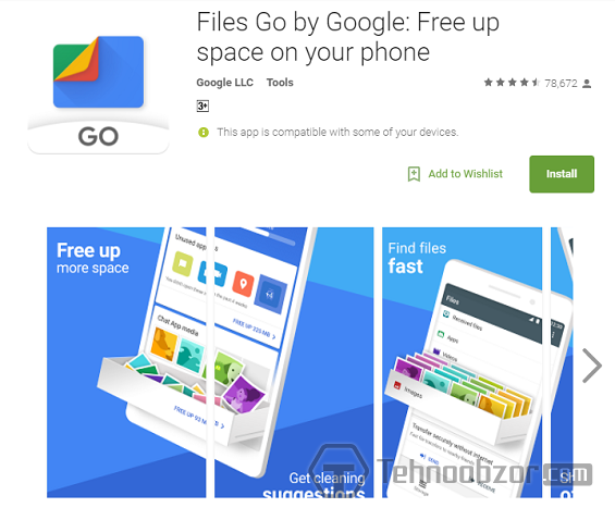 Files Go by Google в Google Play