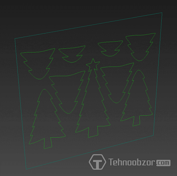 Перевод контуров в DXF