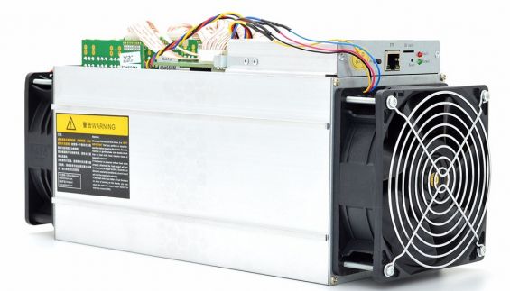 Antminer L3+ вид сбоку