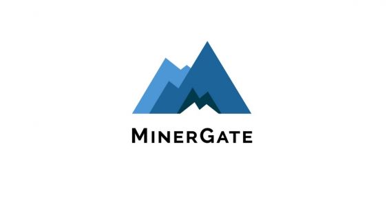 Эмблема сервиса MinerGate на белом фоне