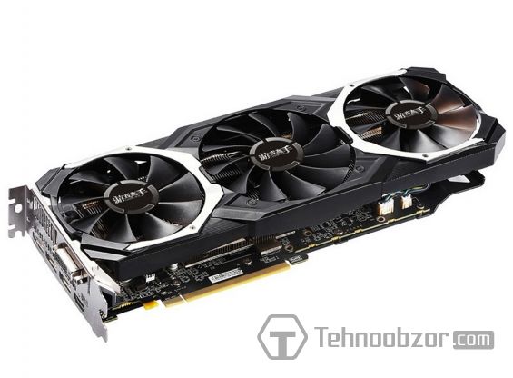 Видеокарта AMD Radeon RX 580 на 8 Гб крупным планом