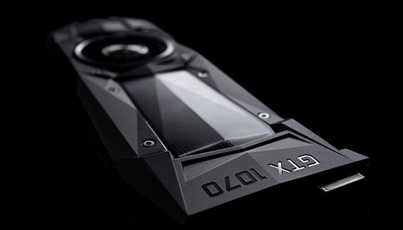 Форма видеокарты GeForce GTX 1070