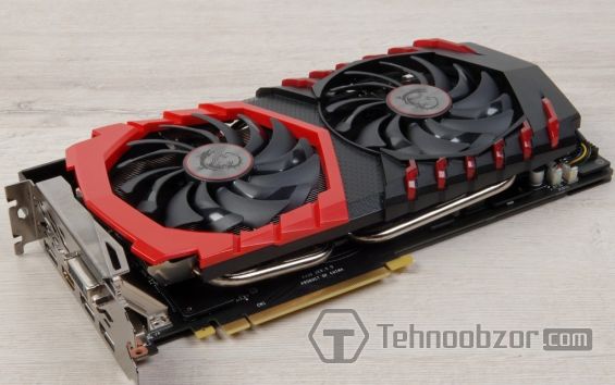 MSI GeForce GTX 1070 крупным планом