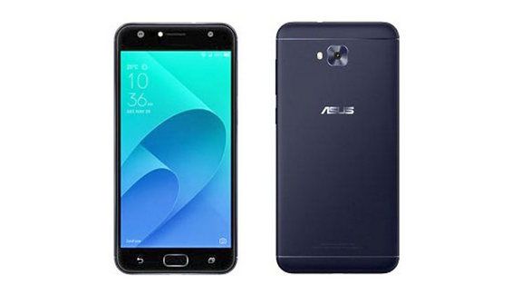 Два телефона Asus ZenFone 4 Selfie Pro на белом фоне