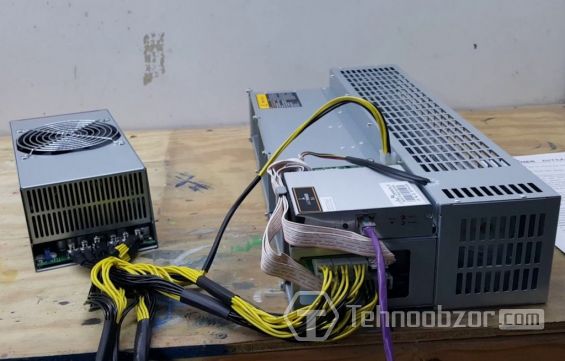 Асик Antminer R4 и его блок питания