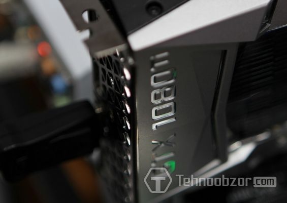 Гравировка на видеокарте GeForce GTX 1080 Ti