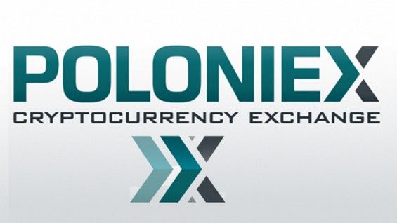 Эмблема биржи Poloniex крупным планом