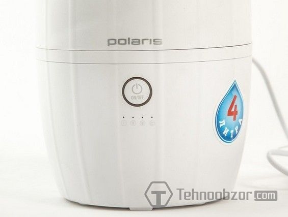 Индикаторы на корпусе увлажнителя Polaris PUH 7140