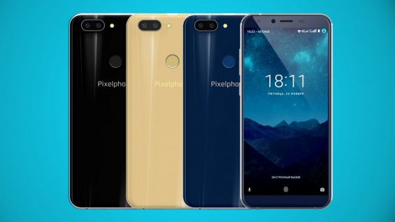 Экран и задняя панель телефона Pixelphone M1