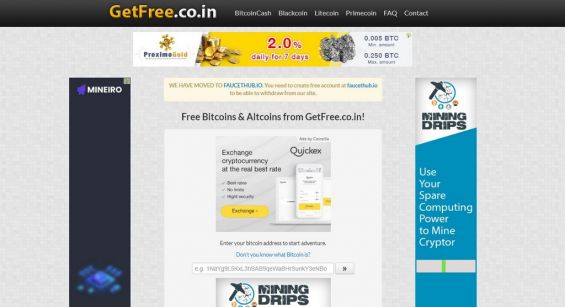 Оформление площадки Getfree.co.in