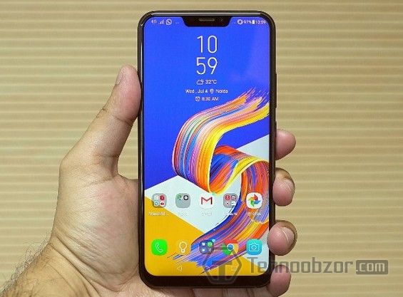 Меню смартфона ASUS Zenfone 5Z