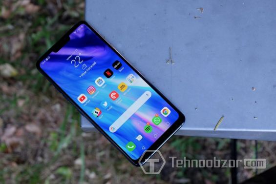 Меню смартфона LG G7 ThinQ