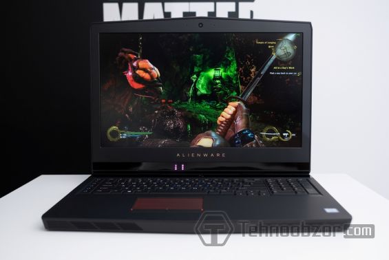 Игра запущена на ноутбуке Dell Alienware 17 R5