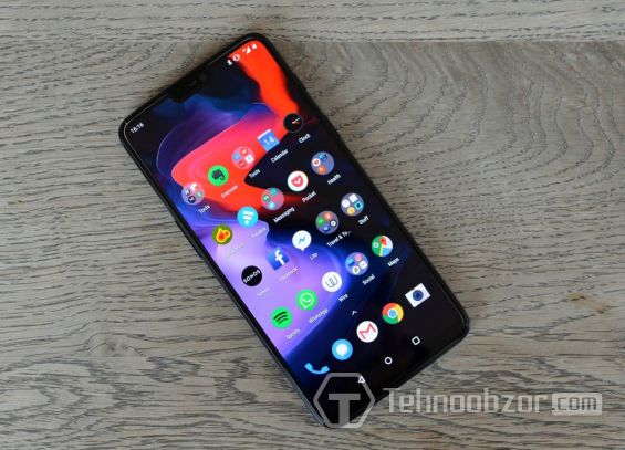 Значки на экране Oneplus 6