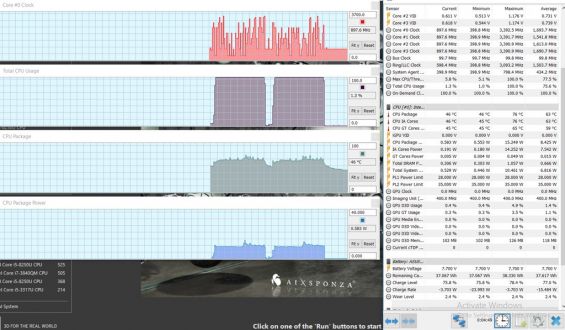 Тестирование ASUS Zenbook S на Cinebench 2