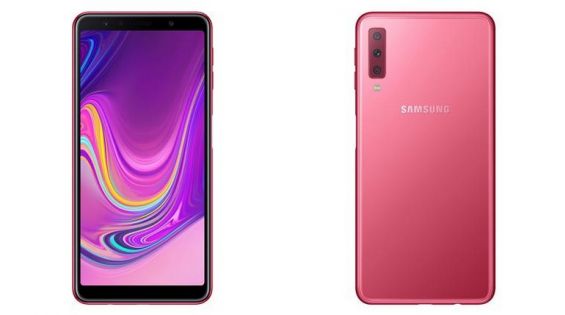 Внешний вид Galaxy A7 2018