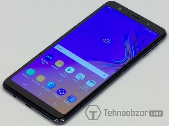 Дизайн смартфона Samsung Galaxy A7 2018