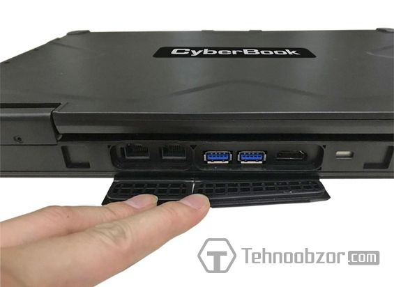 Функциональные разъёмы CyberBook R854