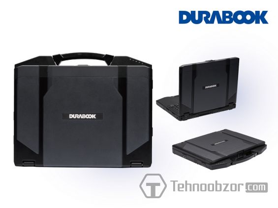 Как выглядит Durabook S14I с разных ракурсов