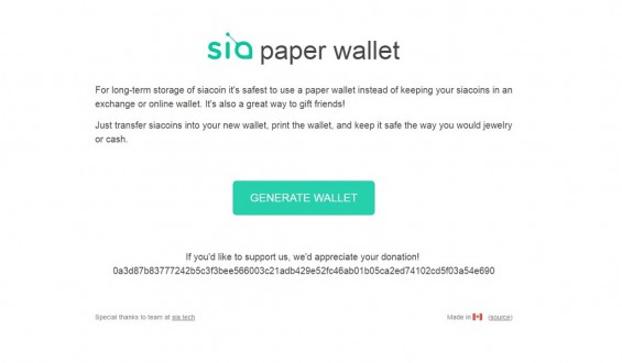 Главная страница сайта siapaperwallet.co