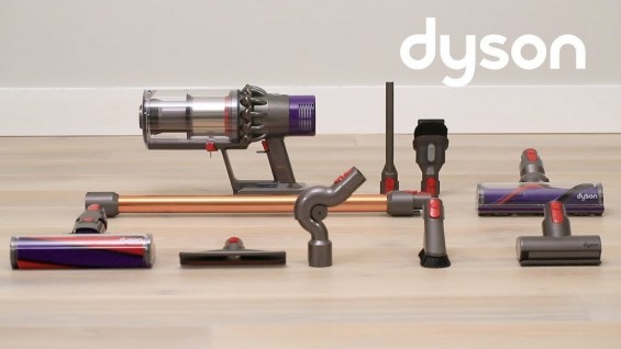 Элементы, входящие в комплект поставки Dyson V10