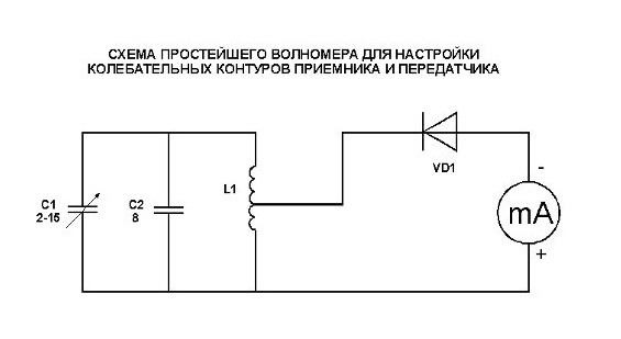 Схема волномера