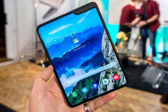 Samsung Galaxy Fold в планшетном режиме