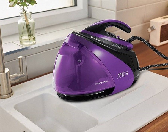 Morphy Richards S-Pro Violet 332100 на подставке