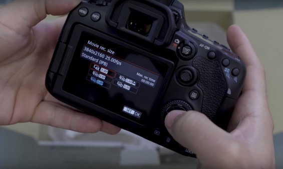 Настройка параметров видеосъёмки на камере Canon EOS 90D