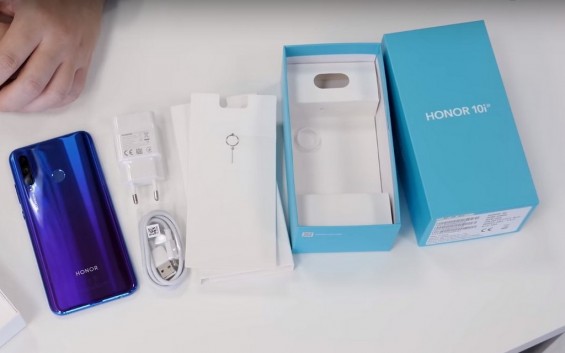 Компоненты, входящие в комплект поставки Honor 10i