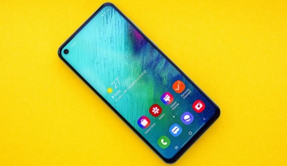 Samsung Galaxy A60 вид сверху