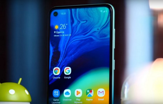 Интерфейс меню Samsung Galaxy A60