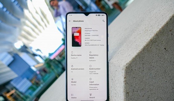 Информация о платформе OnePlus 7T