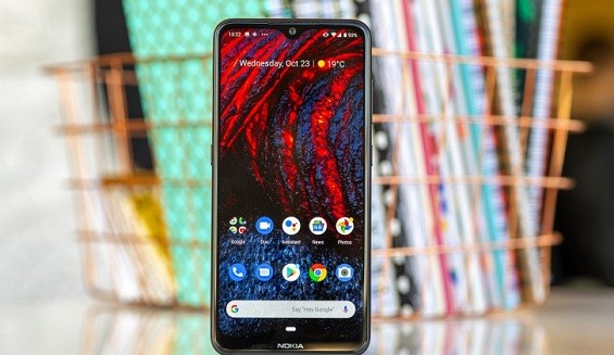 Фронтальная панель Nokia 7.2