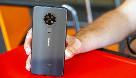 Задняя панель Nokia 7.2