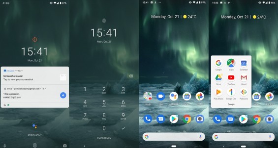 Домашние экраны Nokia 7.2