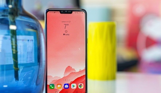 Передняя панель LG V50