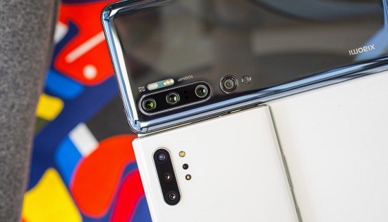 Основные камеры Samsung Galaxy Note10+ и Xiaomi Mi Note 10