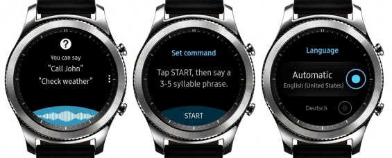 S Voice на Samsung Gear S3