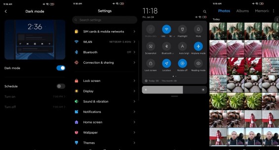 Темный режим у Xiaomi Redmi K30