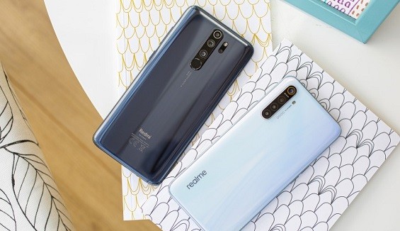 Задние панели Realme X2 и Redmi Note 8 Pro