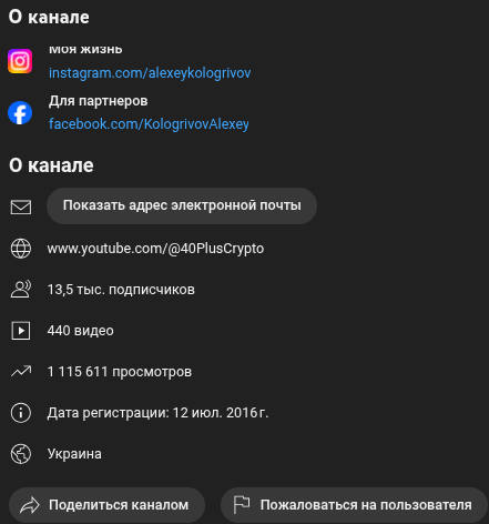 40 plus о крипте