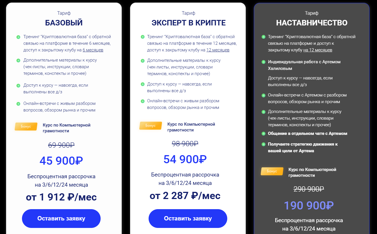 Артём Халилов криптовалюта