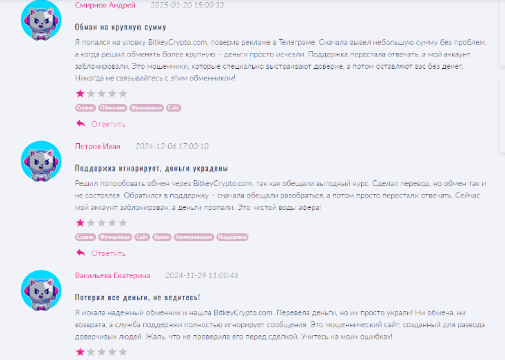 bitkeycrypto com отзывы
